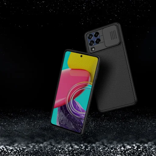 Samsung Galaxy M53 5G Nillkin CamShield tok fekete - 8