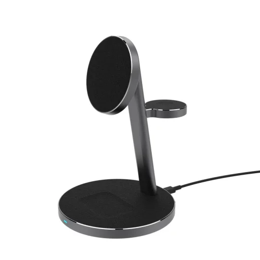 Tech-Protect A9 3 az 1-ben Magnetic MagSafe vezeték nélküli töltő fekete - 4