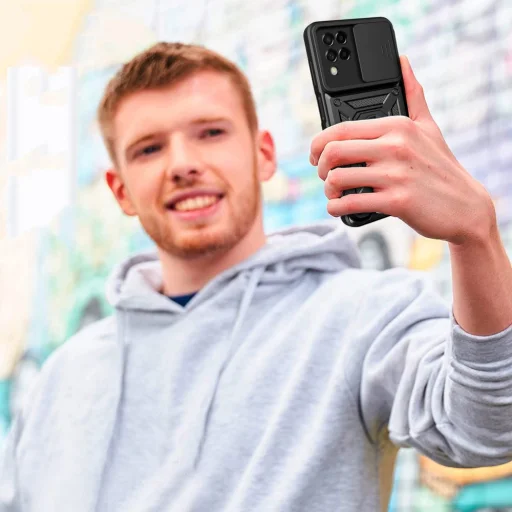 Samsung Galaxy M53 5G Tech-Protect Camshield Pro tok fekete - 8