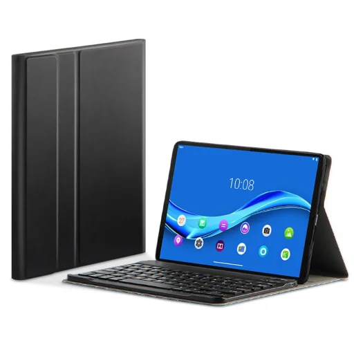 Lenovo Tab M10 10.1 2nd Gen TB-X306 Tech-Protect Smartcase tok + billentyűzet fekete  - 1