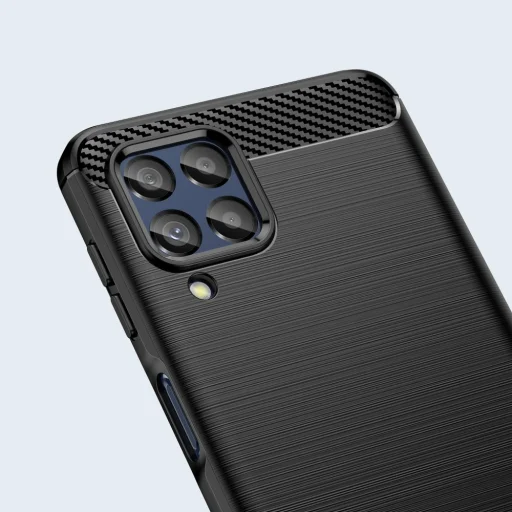 Samsung Galaxy M53 5G Tech-Protect carbon mintájú TPU tok fekete - 7