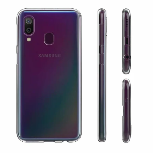 Samsung Galaxy A40 Jelly Case Mercury tok átlátszó - 3
