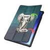 Lenovo Tab M10 Plus 10.6 TB-X606 Tech-protect Smartcase Tok Boldog elefántos mintával thumbnail