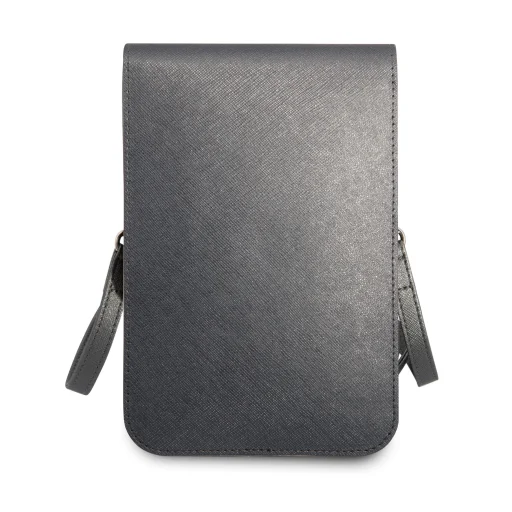 Guess GUWBSATMGR Saffiano Triangle Logo telefontáska szürke - 3