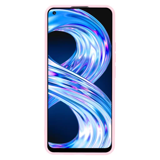 Realme 8/8 Pro Liavec Jelly tok világos rózsaszín - 3