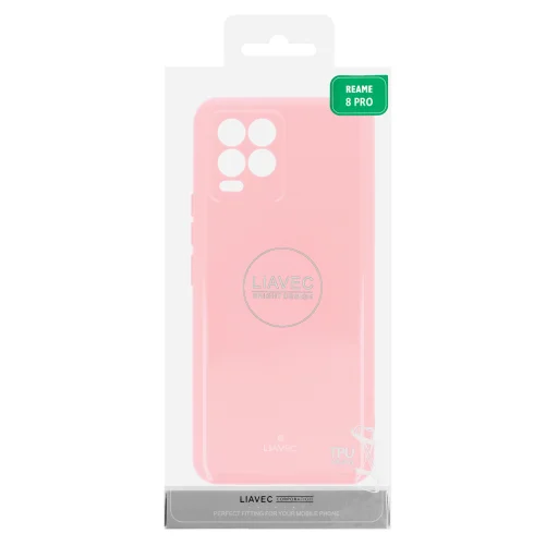 Realme 8/8 Pro Liavec Jelly tok korall színben - 6