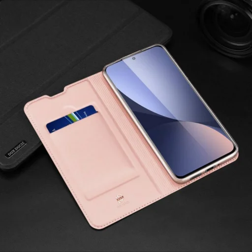 Xiaomi Redmi 10C Dux Ducis Skinpro fliptok rózsaszín - 7