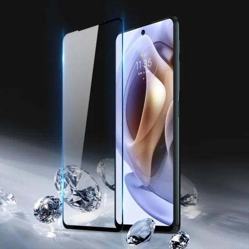 Motorola Moto G31/G41 5D Full Glue kijelzővédő üvegfólia fekete - 4