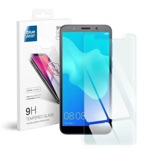 Huawei Y5 2018 Blue Star kijelzővédő üvegfólia - 1