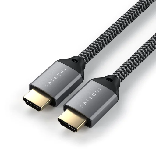 Satechi 8K Ultra HD High Speed HDMI fonott kábel 2m - fekete (ST-8KHC2MM) - 2