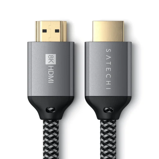 Satechi 8K Ultra HD High Speed HDMI fonott kábel 2m - fekete (ST-8KHC2MM) - 3