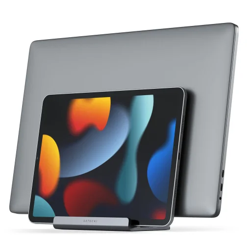 Satechi Dual Vertical Laptop állvány MacBook-hoz és iPad-hez (ST-ADVSM) - 1