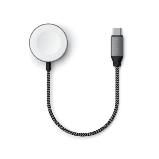 Satechi USB-C mágneses, fonott töltőkábel Apple Watch-hoz 20cm (ST-TCAW7CM) - 1