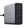 Satechi 108W Type-C MultiPort Travel Charger, hálózati töltő adapter (1x USB-C PD, 2x USB3.0, 1x Qualcomm 3.0) - asztroszürke (ST-TC108WM) thumbnail