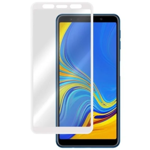 Samsung Galaxy A30/A20 6D kijelzővédő üvegfólia fehér - 1