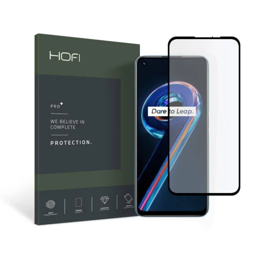 Realme 9 Pro Hofi Glass Pro+ Hybrid temperált üvegfólia fekete - 1