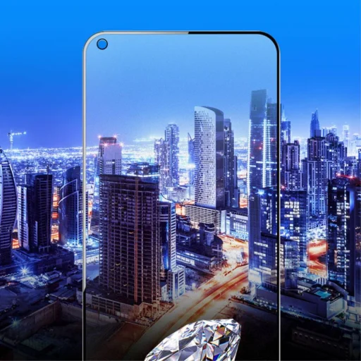 Realme GT 5G 5D Full Glue kijelzővédő üvegfólia fekete - 5