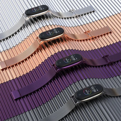 Xiaomi Mi Smart Band 7 Tech-Protect Milaneseband Óraszíj fekete - 2