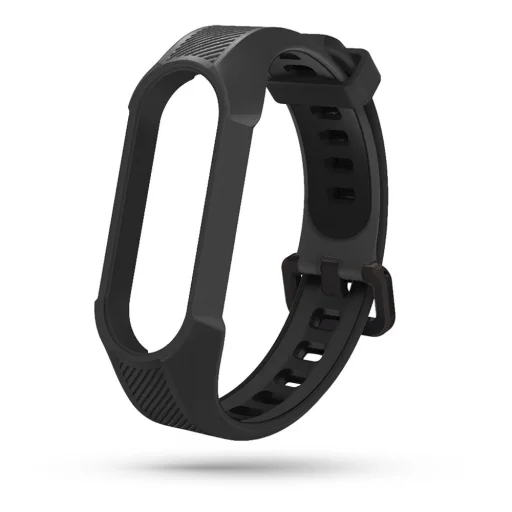 Xiaomi Mi Smart Band 5/6 Tech-protect Armour Óraszíj Fekete - 1