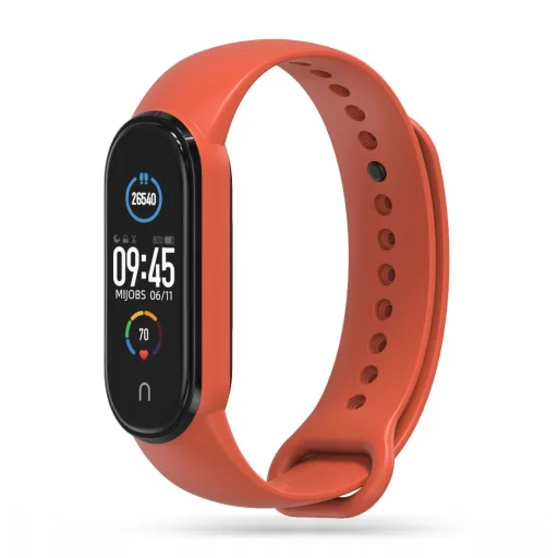 Xiaomi Mi Smart Band 5/6// NFC/7 Tech-Protect Iconband szíj narancssárga - 1