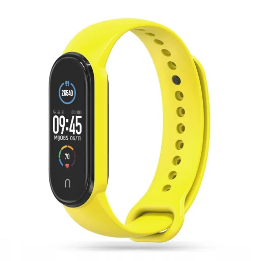 Xiaomi Mi Smart Band 5/6// NFC/7 Tech-Protect Iconband szíj citromsárga - 1