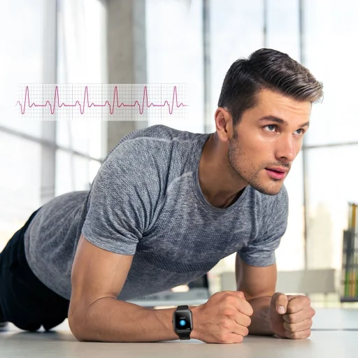 Joyroom okosóra /aktivitás mérő 46 mm szilikon fekete szíjjal (JR-FT1) - 5