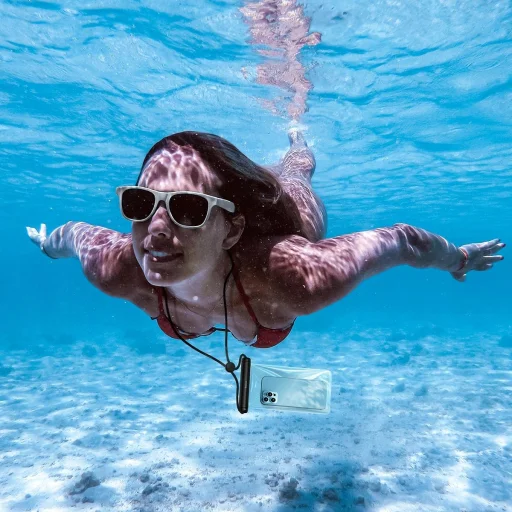 Baseus vízálló telefontok csúszófedéllel fekete - 3