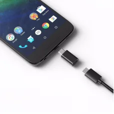 Micro USB - USB Type C OTG USB átalakító adapter fekete
