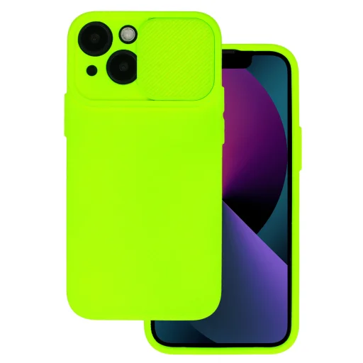 Samsung Galaxy A13 4G Camshield Soft tok lime zöld Alphajack - 1