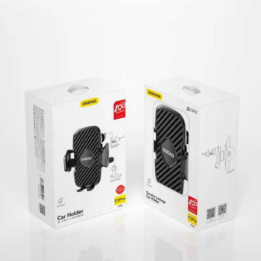 Dudao mechanikus autós telefontartó szellőzőre fekete (F2 Pro) - 4