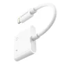 Borofone adapter BV12 Lightning - Lightning + jack 3.5 mm fehér thumbnail