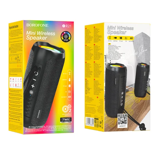 Borofone Sports BR21 bluetooth hangszóró fekete - 2