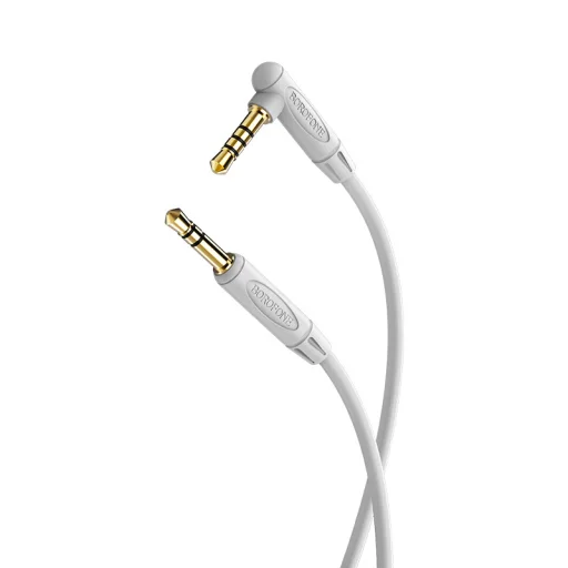 Borofone BL5 kábel 3.5 mm jack - 3.5 mm jack mikrofonnal 1m szürke - 1