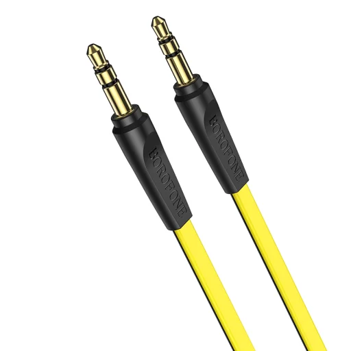 Borofone BL6 kábel 3.5 mm jack - 3.5 mm jack 1m sárga - 1