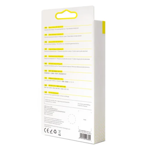 USB Lightning kábel - 2A 3m Baseus  fekete-szürke - 6