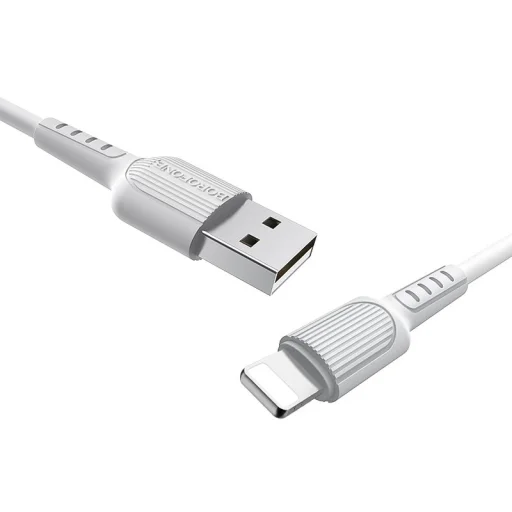  USB Lightning - Borofone BX16 Kábel - 2A 1m fehér - 2