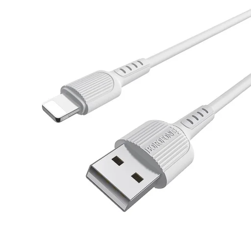  USB Lightning - Borofone BX16 Kábel - 2A 1m fehér - 3