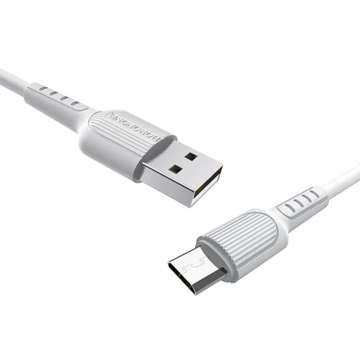  USB micro USB - Borofone BX16 Kábel - 2A 1m fehér - 3