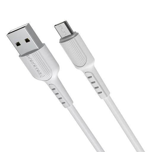  USB micro USB - Borofone BX16 Kábel - 2A 1m fehér - 1