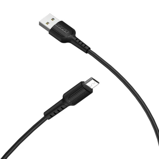  USB micro USB - Borofone BX16 Kábel - 2A 1m fekete - 3
