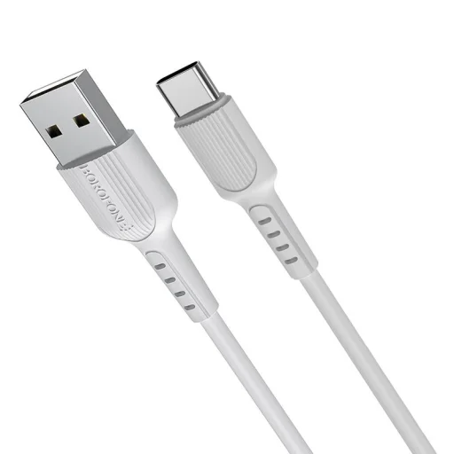  USB  USB Type-C  - Borofone BX16 Kábel - 2A 1m fehér - 1