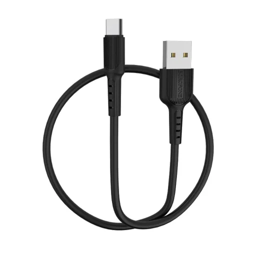  USB USB Type-C - Borofone BX16 Kábel - 2A 1m fekete - 3