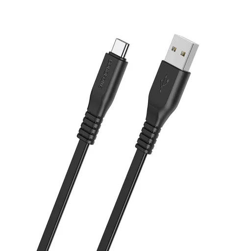 USB Micro USB - Borofone BX23 Wide Power Kábel - 2,4A 1m fekete - 1