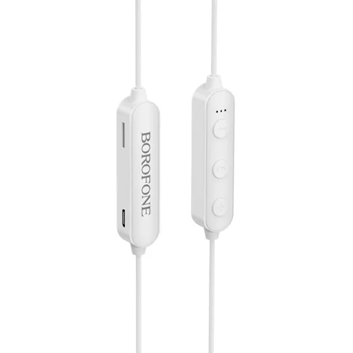 Borofone Bluetooth Sport Fülhallgató BE27 Cool Song fehér - 2