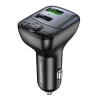 Borofone BC41 Eminency FM Transmitter MP3, Bluetooth, - 2xUSB - QC 3.0 18W fekete - 6
