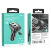 Borofone BC41 Eminency FM Transmitter MP3, Bluetooth, - 2xUSB - QC 3.0 18W fekete - 9