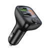 Borofone BC41 Eminency FM Transmitter MP3, Bluetooth, - 2xUSB - QC 3.0 18W fekete - 2