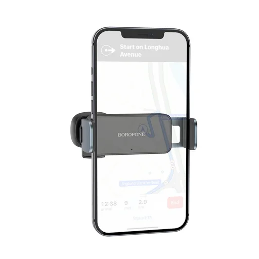 Borofone BH66 Smart Szellőzőre Szerelhető Elektromosan Nyitható Autós Tartó fekete - 6