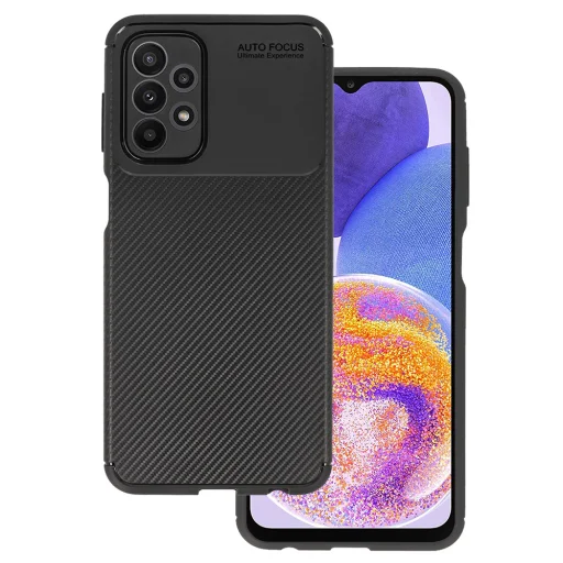 Samsung Galaxy A23 4G/5G Vennus Carbon Elite tok fekete - 1