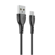 USB - Micro USB Kábel Borofone BX51 Triumph 2,4A 1m fekete